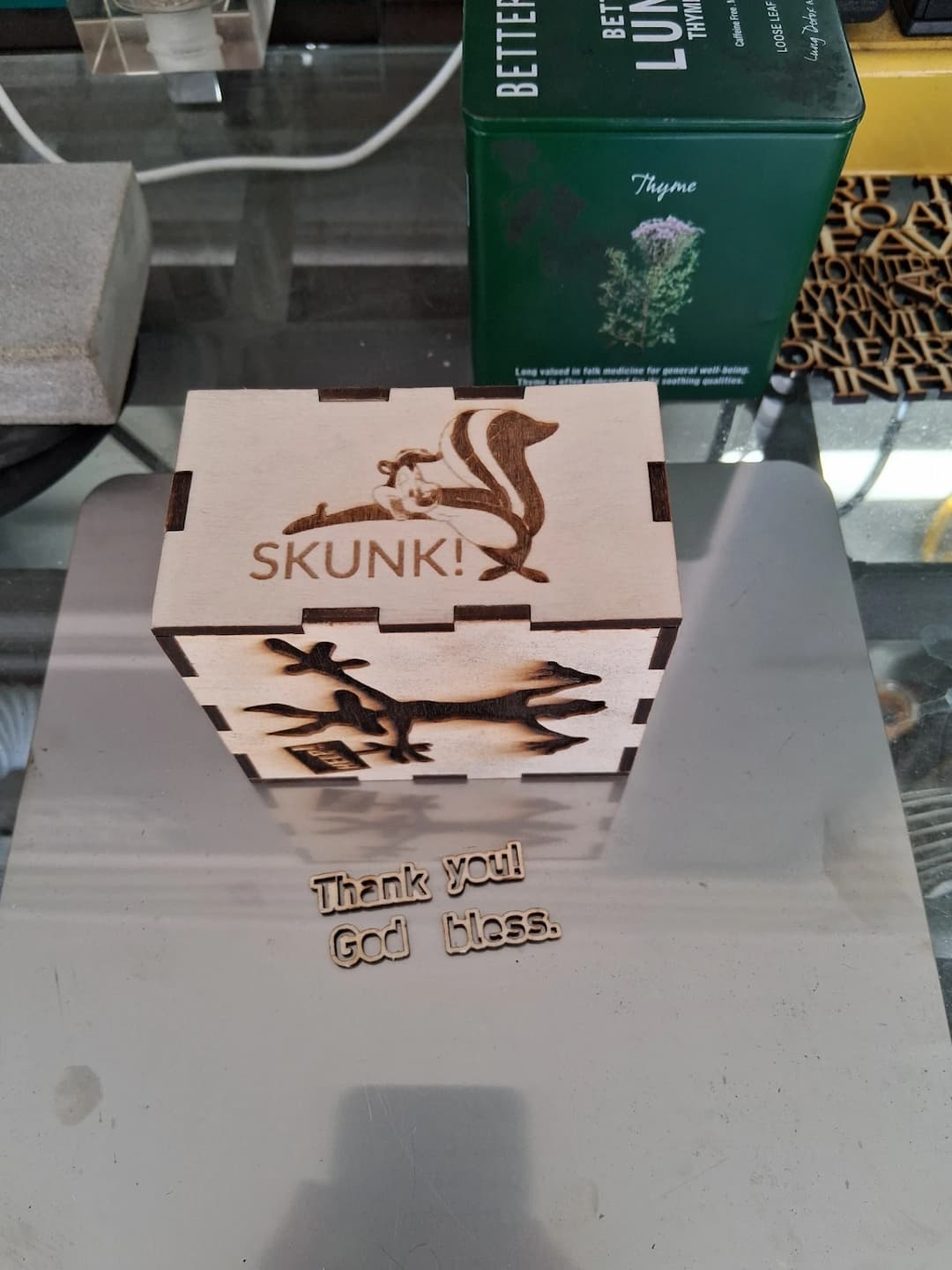 We love to create 3-D art as well.