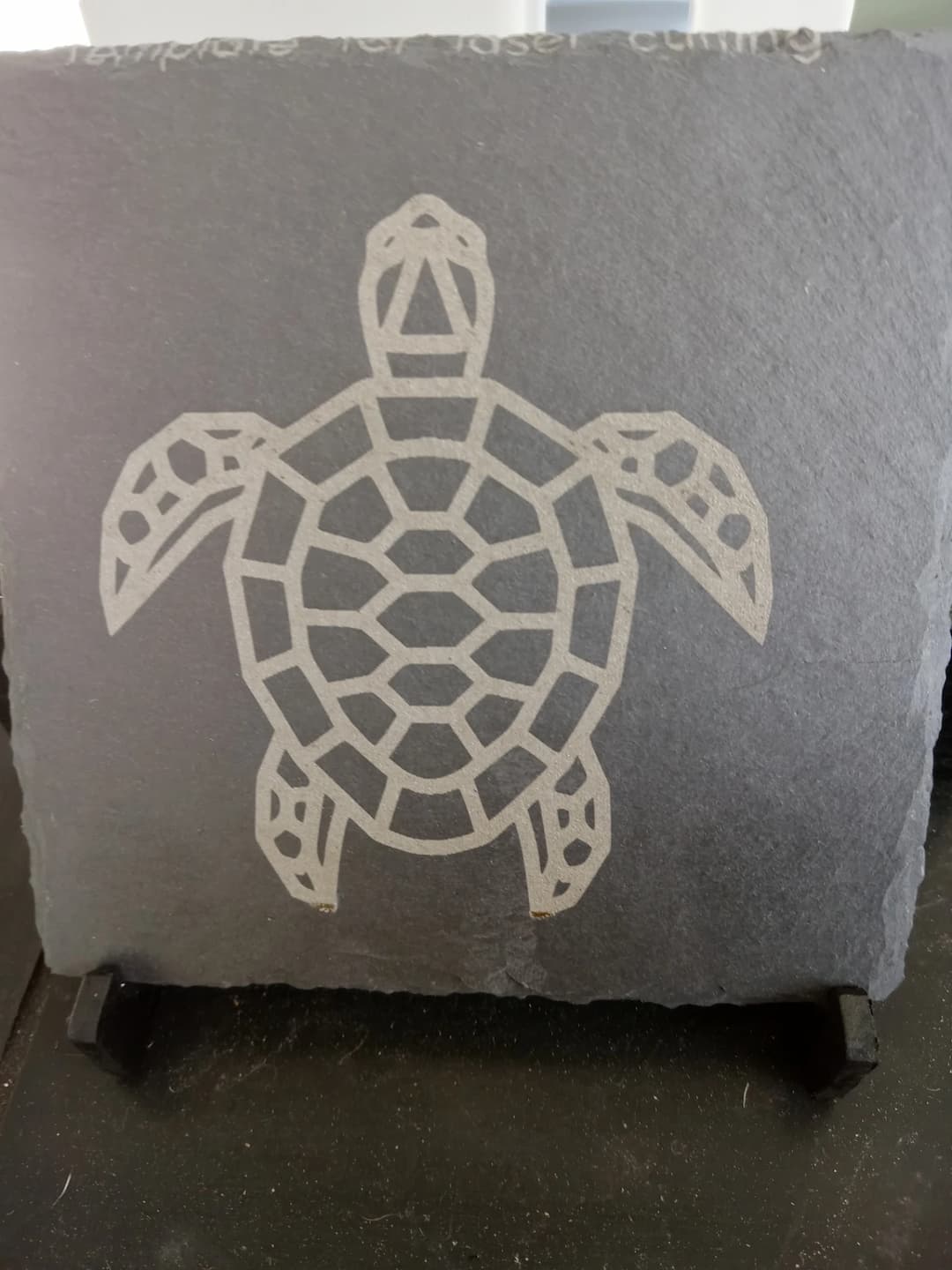 Custom Slate drink coasters
set of 4 with wood box.